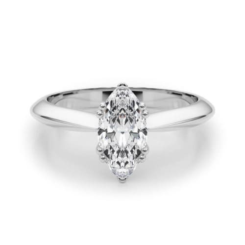 Double Prong Natural  Diamond Ring